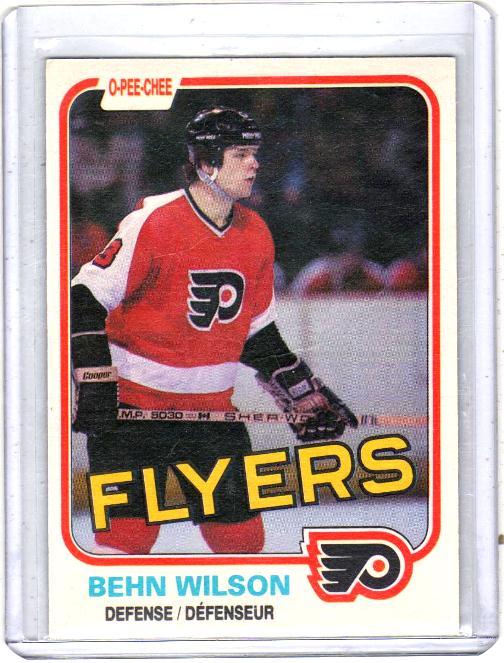 1981 O-Pee-Chee  Behn Wilson  Card #239 - Philadelphia Flyers